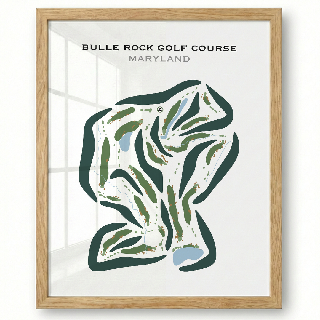 Bulle Rock Golf Course, Maryland - Printed Golf Courses