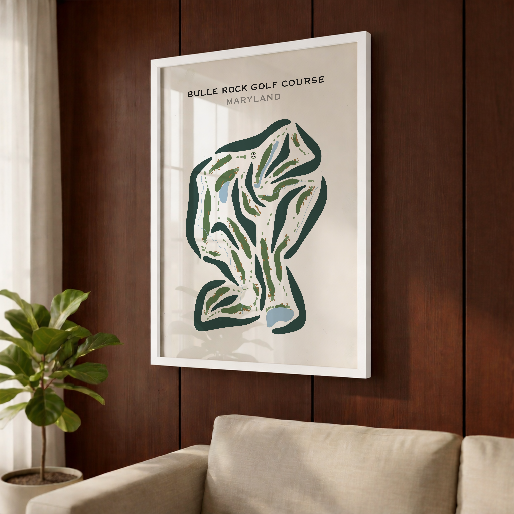 Bulle Rock Golf Course, Maryland - Printed Golf Courses