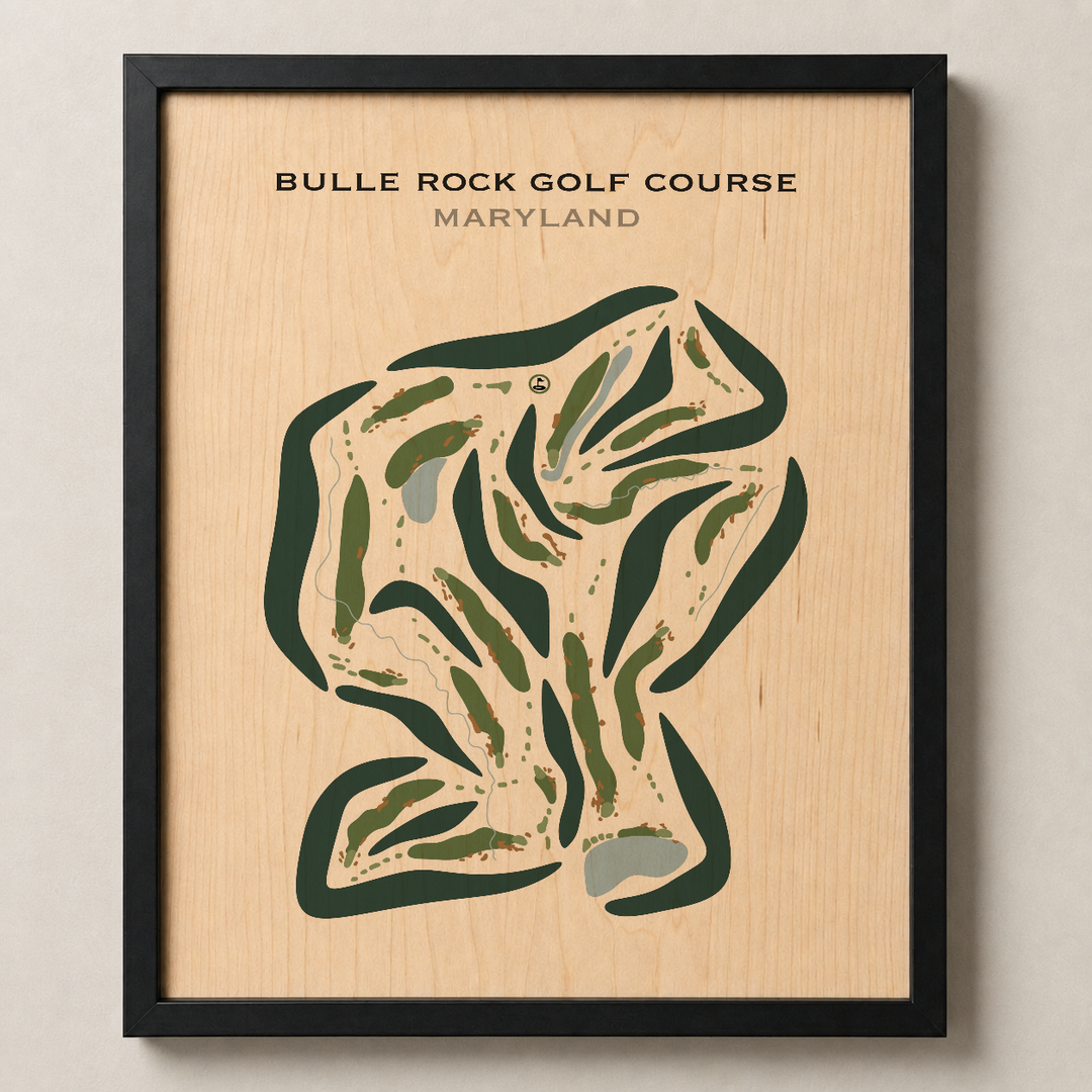 Bulle Rock Golf Course, Maryland - Printed Golf Courses