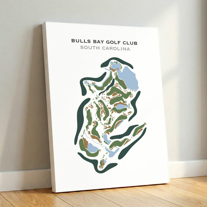 Bulls Bay Golf Club, South Carolina - Printed Golf Course