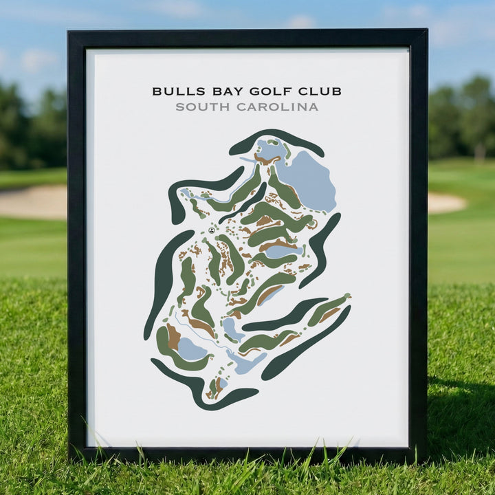 Bulls Bay Golf Club, South Carolina - Printed Golf Course