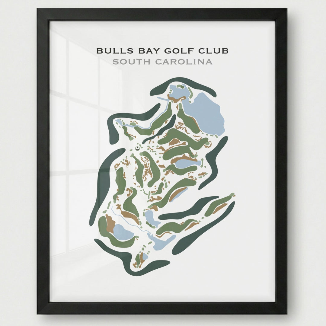 Bulls Bay Golf Club, South Carolina - Printed Golf Course