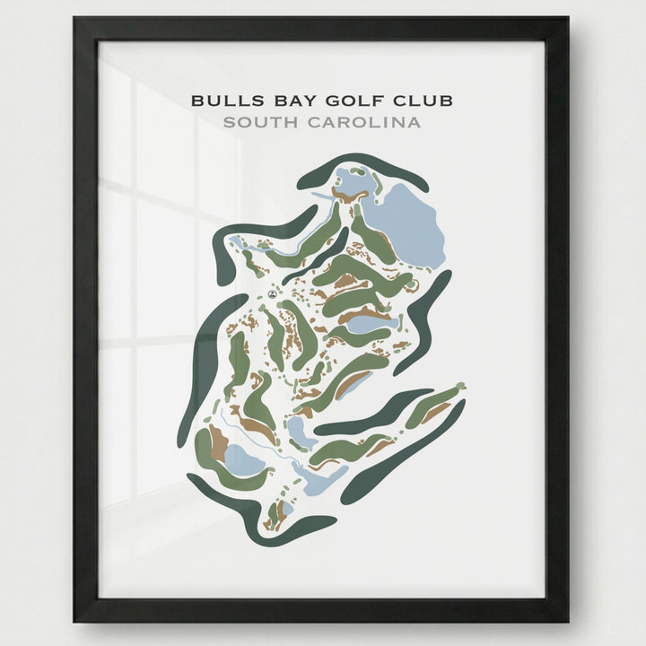 Bulls Bay Golf Club, South Carolina - Printed Golf Course