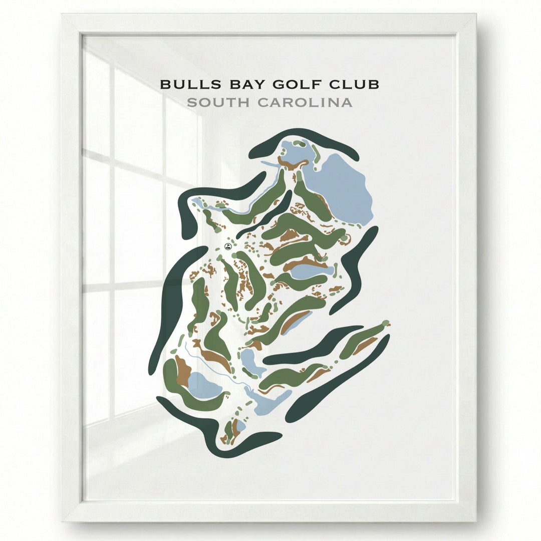 Bulls Bay Golf Club, South Carolina - Printed Golf Course
