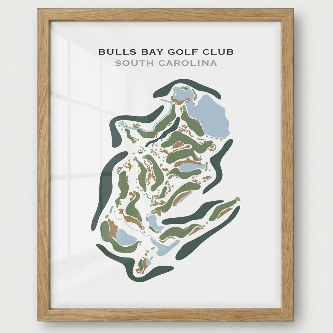 Bulls Bay Golf Club, South Carolina - Printed Golf Course