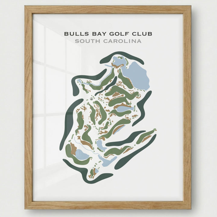 Bulls Bay Golf Club, South Carolina - Printed Golf Course