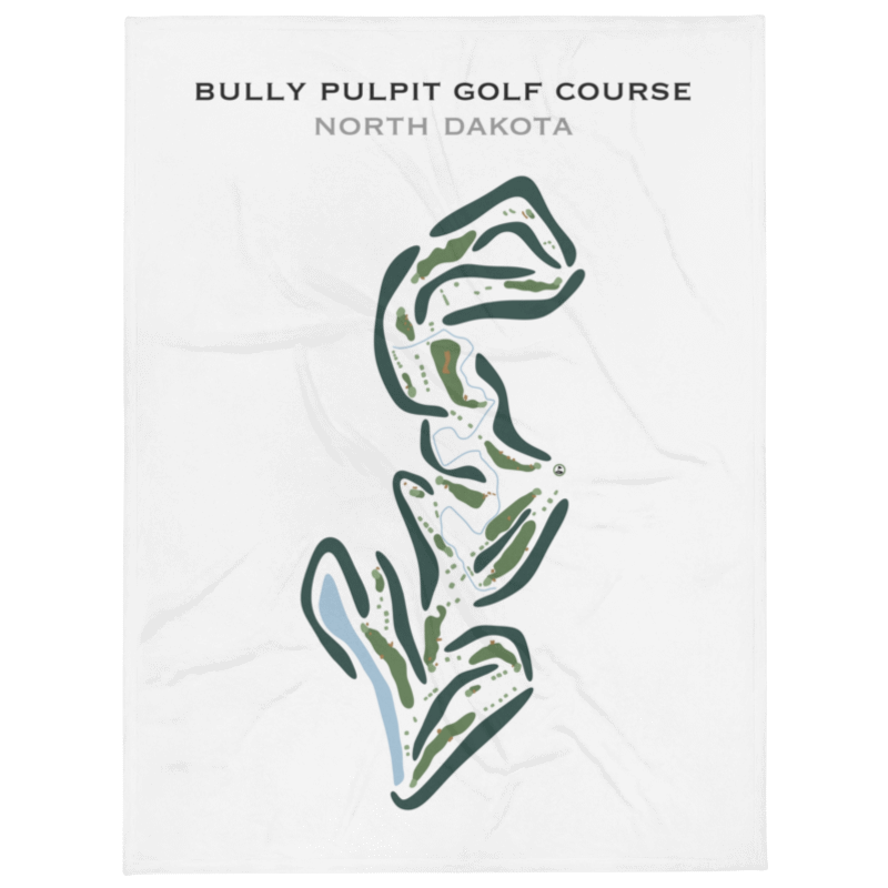 Bully Pulpit Golf Course, North Dakota - Printed Golf Course