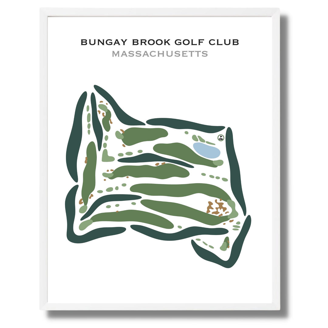 Bungay Brook Golf Club, Massachusetts - Printed Golf Courses