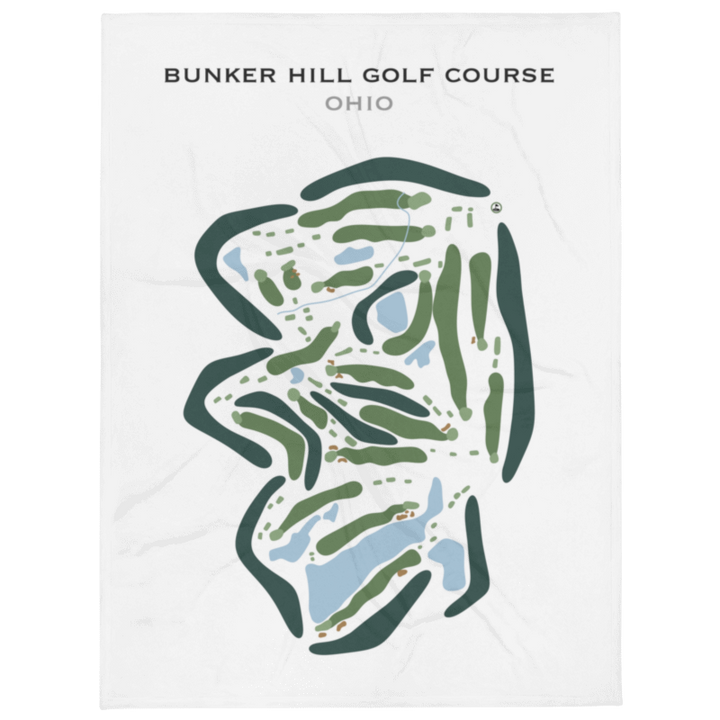 Bunker Hill Golf Course, Ohio - Printed Golf Courses