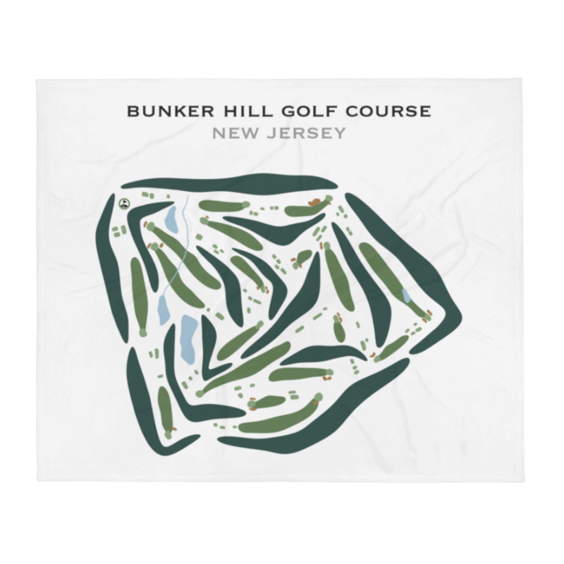 Bunker Hill Golf Course, New Jersey - Printed Golf Courses