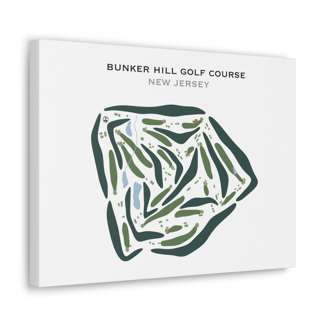 Bunker Hill Golf Course, New Jersey - Printed Golf Courses