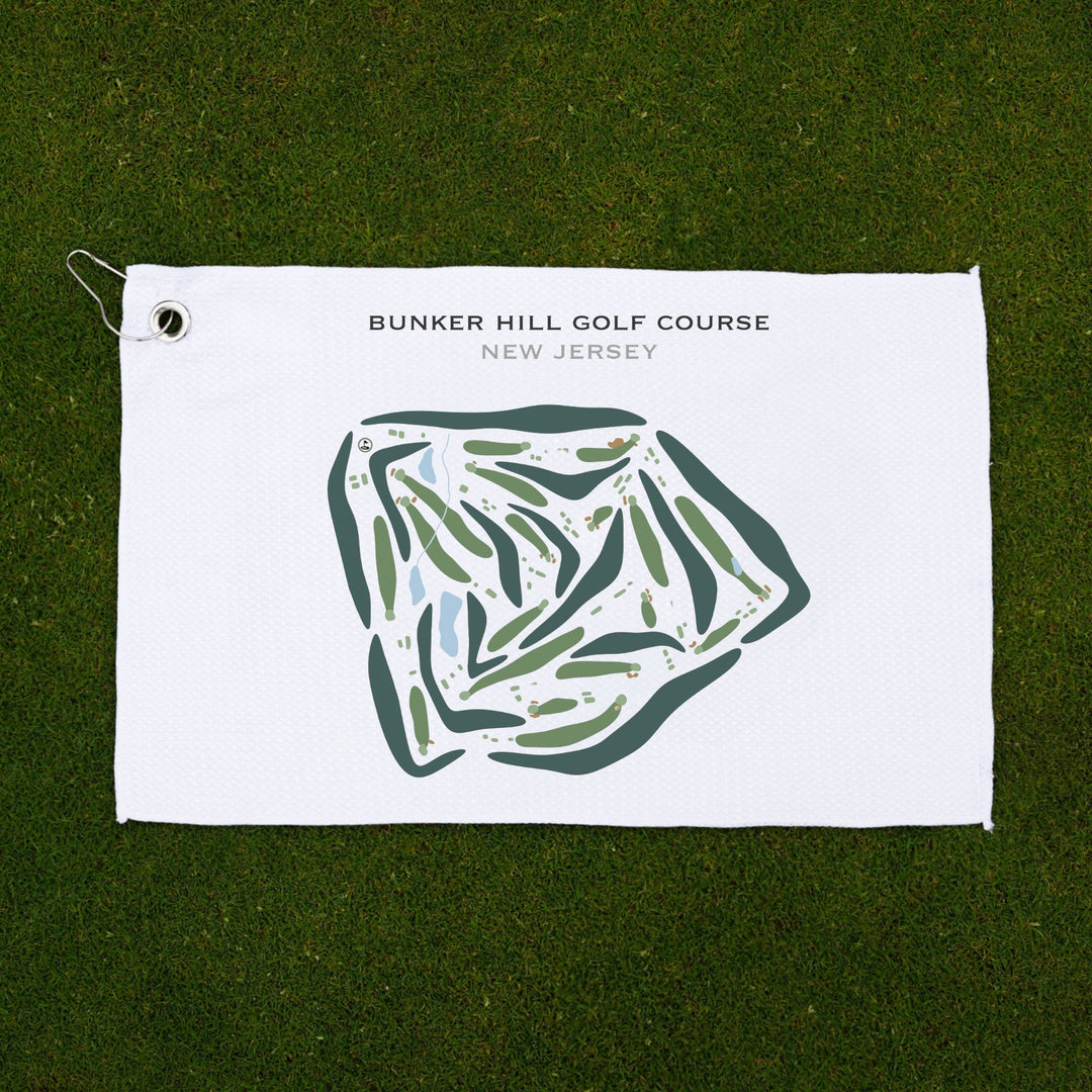 Bunker Hill Golf Course, New Jersey - Printed Golf Courses