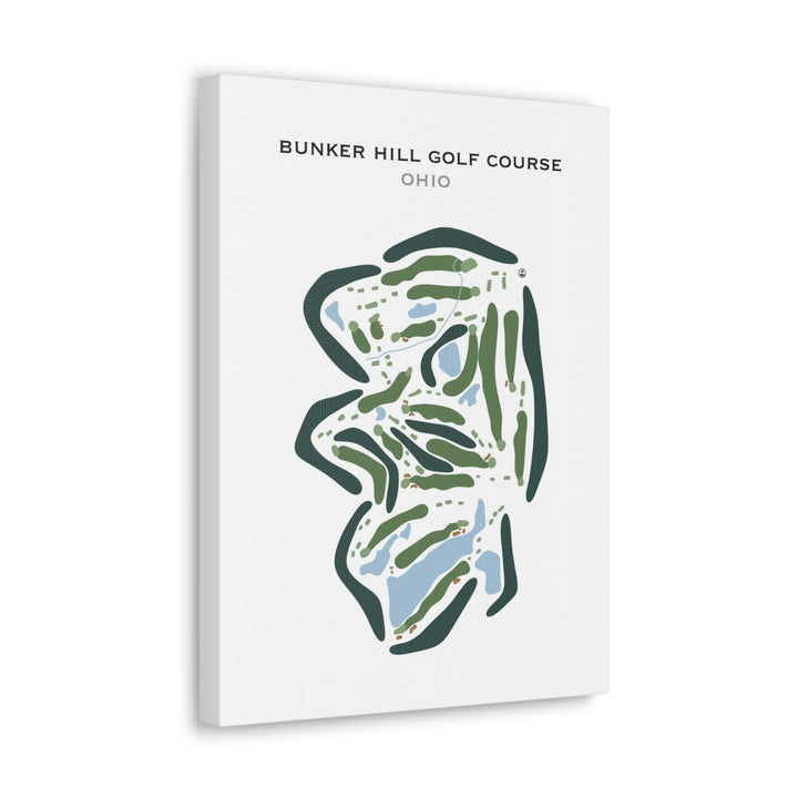 Bunker Hill Golf Course, Ohio - Printed Golf Courses