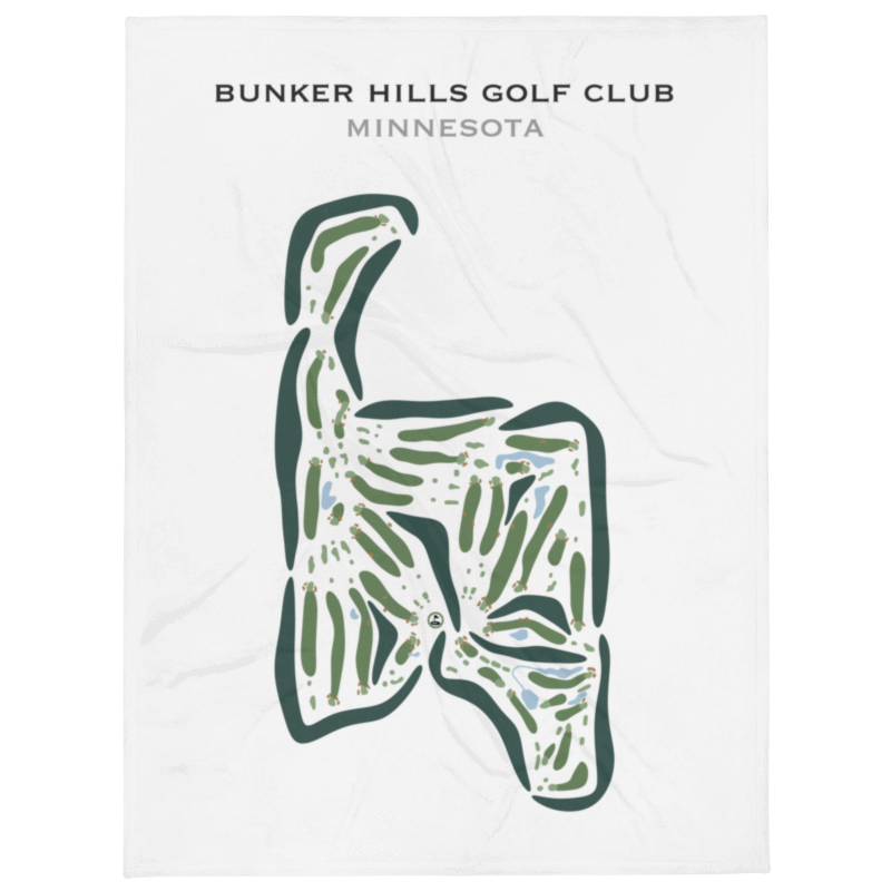 Bunker Hills Golf Club, Minnesota - Printed Golf Courses