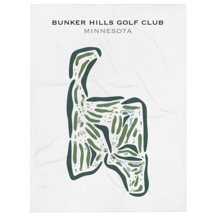 Bunker Hills Golf Club, Minnesota - Printed Golf Courses