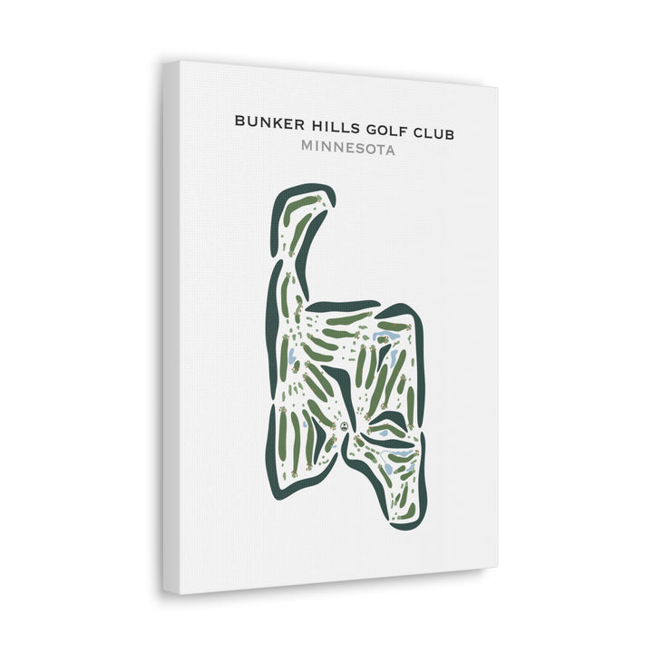 Bunker Hills Golf Club, Minnesota - Printed Golf Courses