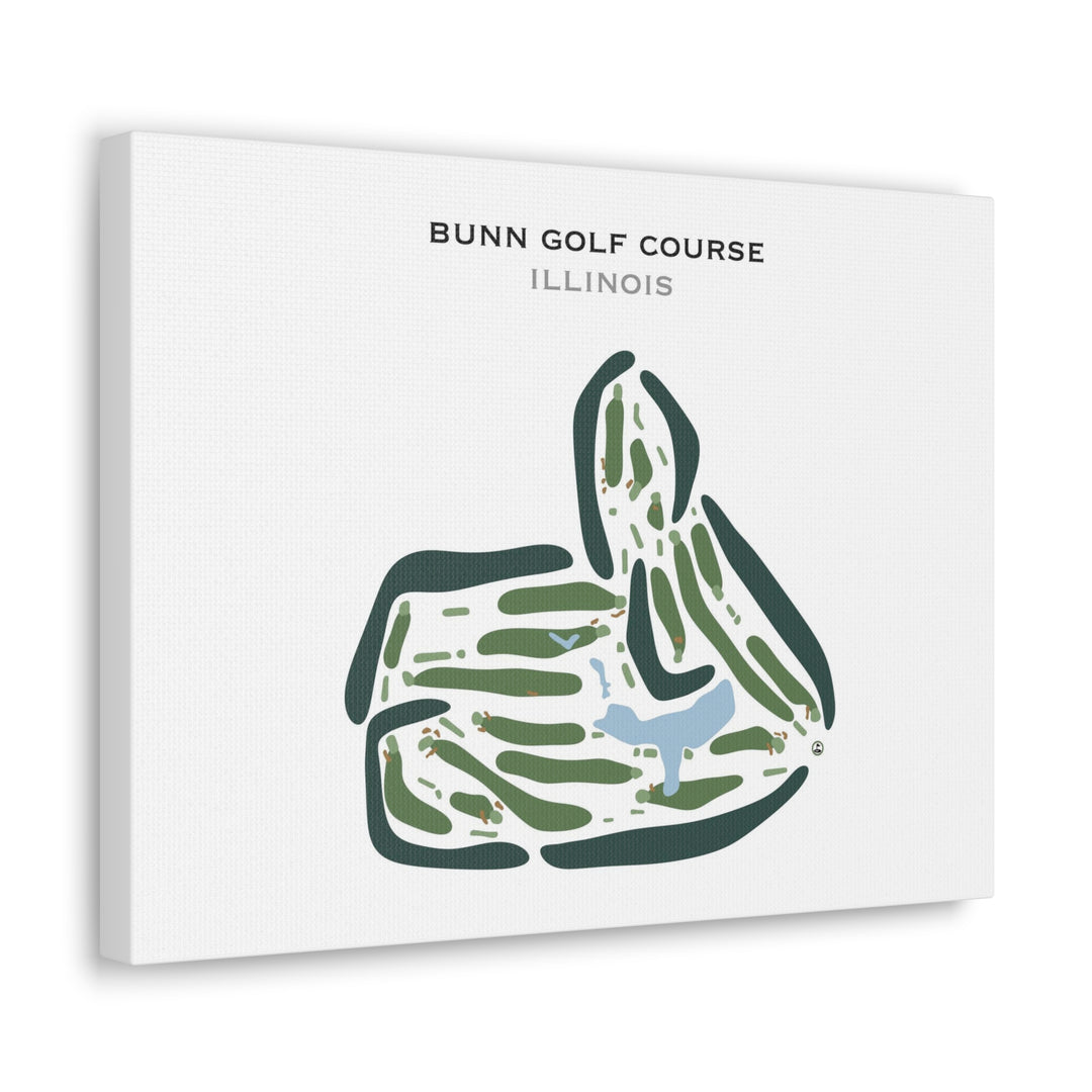 Bunn Golf Course, Illinois - Printed Golf Courses