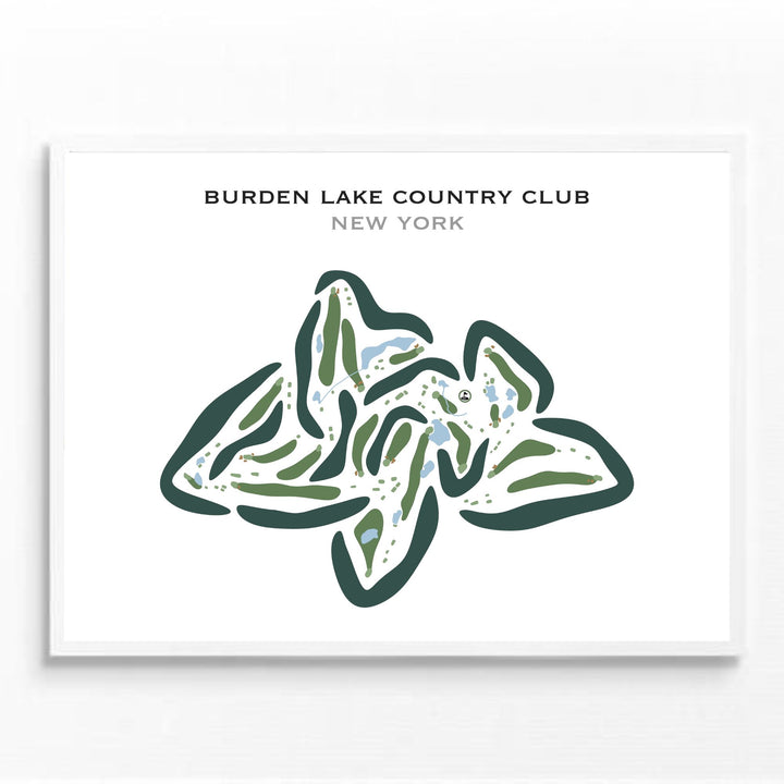 Burden Lake County Club, New York - Printed Golf Courses