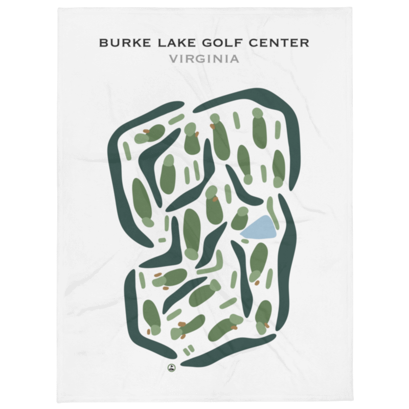 Burke Lake Golf Center, Virginia - Printed Golf Courses