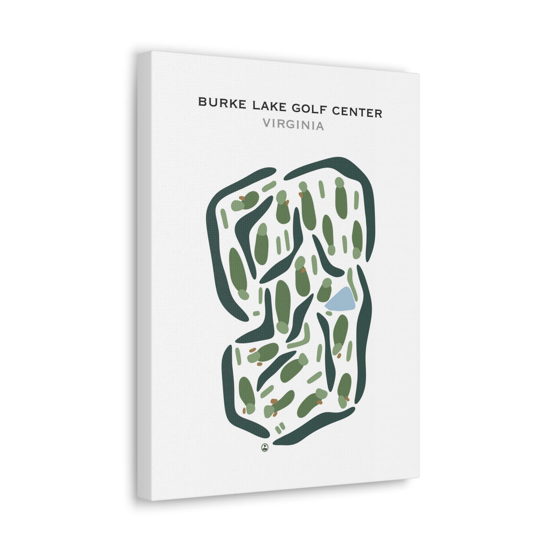 Burke Lake Golf Center, Virginia - Printed Golf Courses