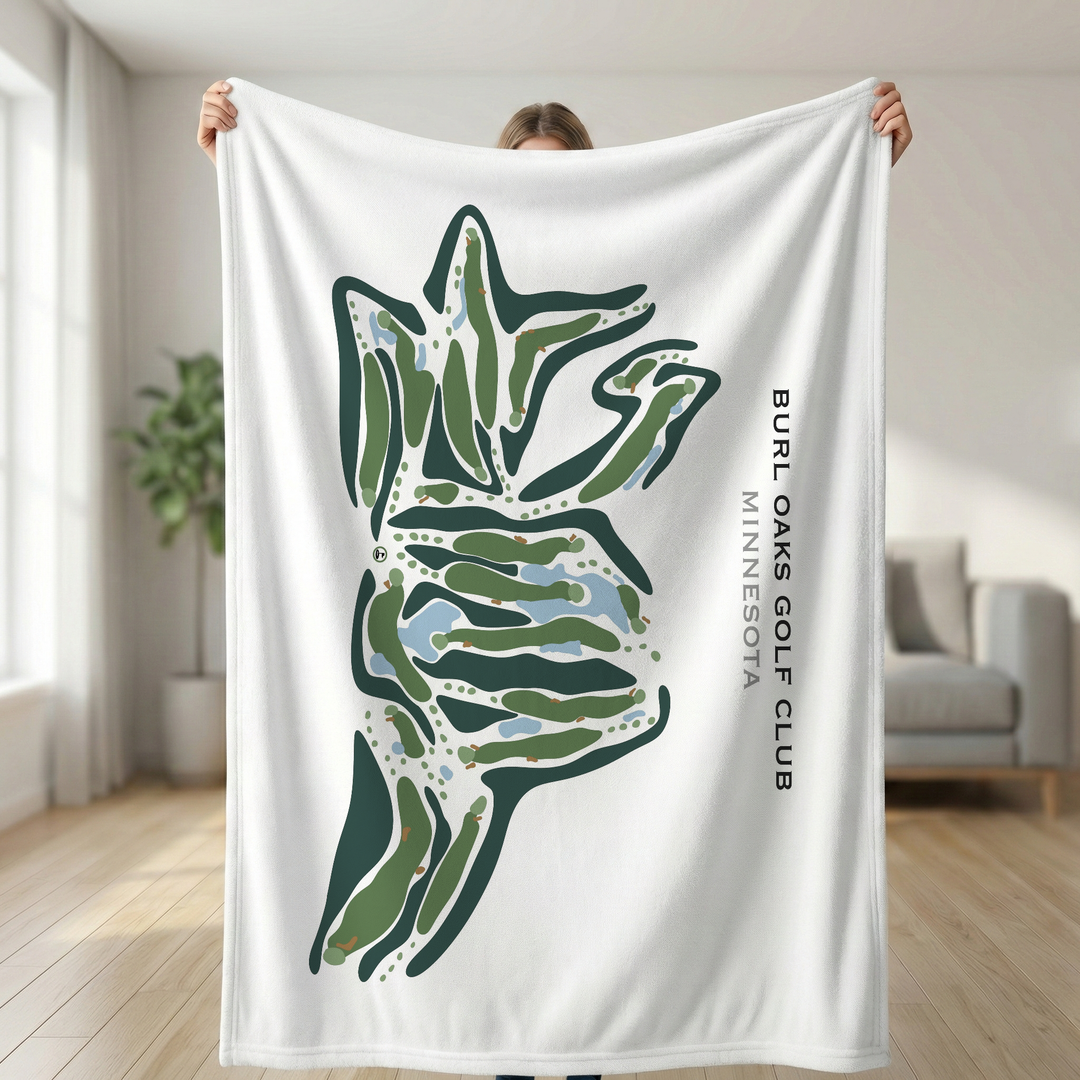 Burl Oaks Golf Club, Minnesota - Printed Golf Courses