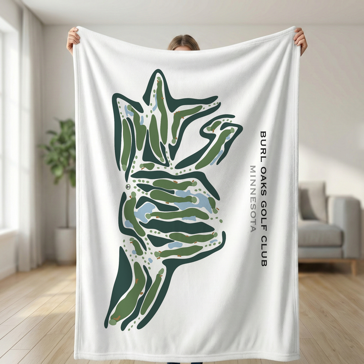 Burl Oaks Golf Club, Minnesota - Printed Golf Courses