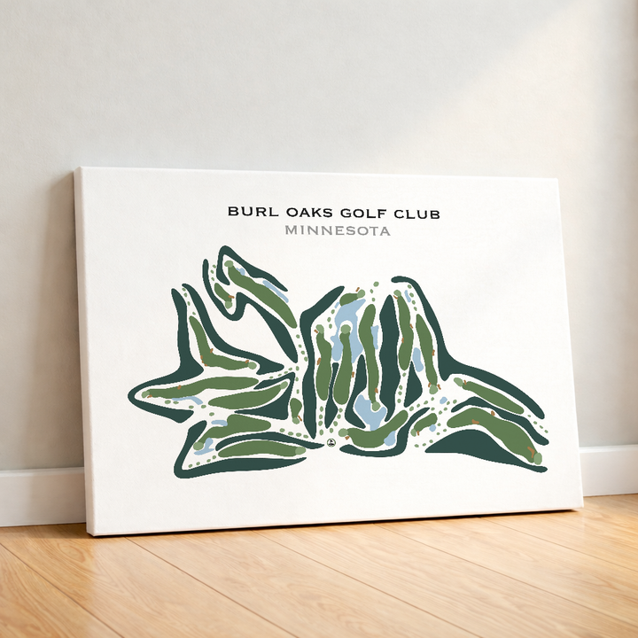 Burl Oaks Golf Club, Minnesota - Printed Golf Courses