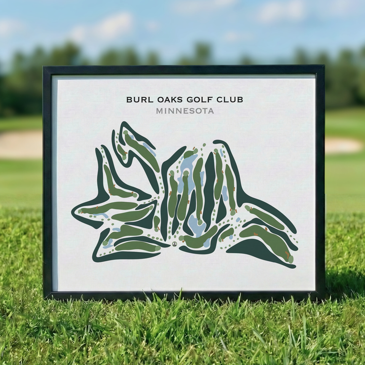 Burl Oaks Golf Club, Minnesota - Printed Golf Courses