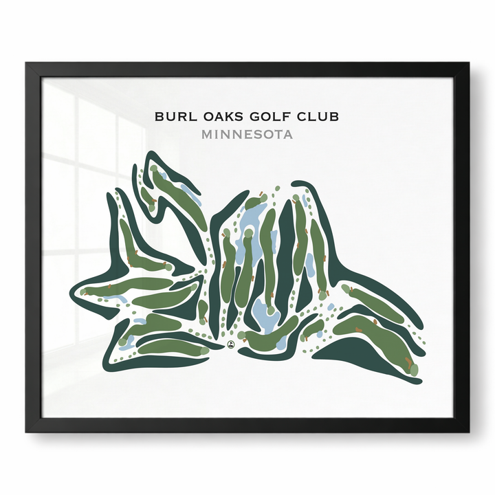 Burl Oaks Golf Club, Minnesota - Printed Golf Courses