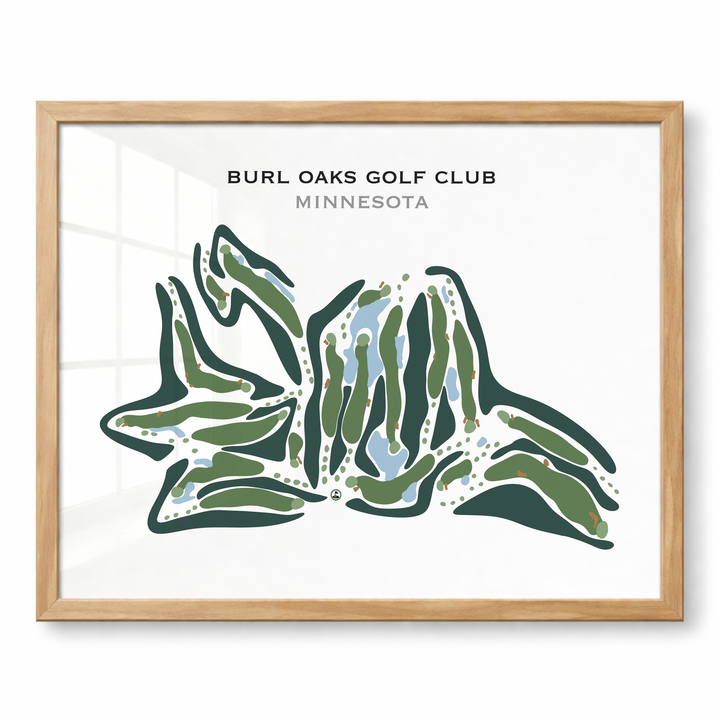 Burl Oaks Golf Club, Minnesota - Printed Golf Courses