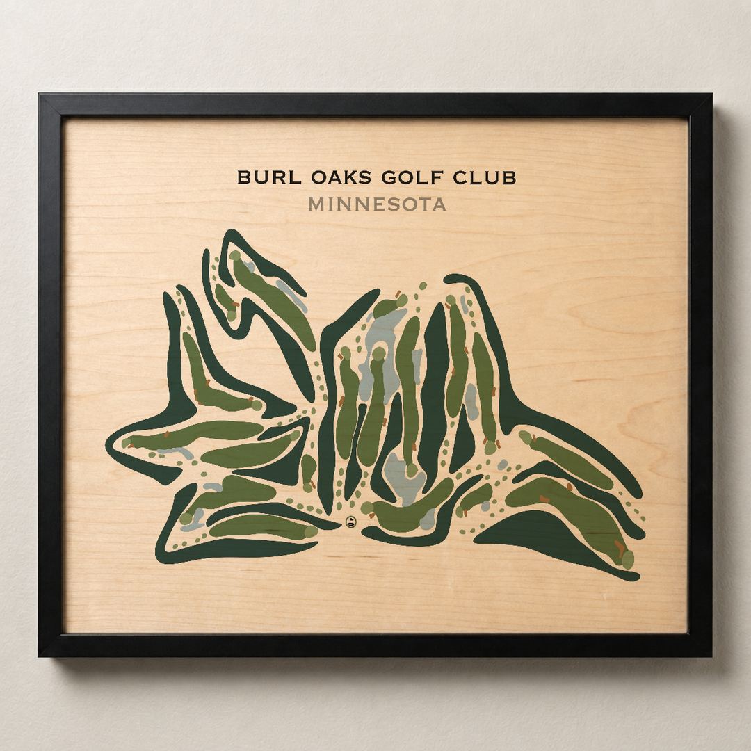 Burl Oaks Golf Club, Minnesota - Printed Golf Courses