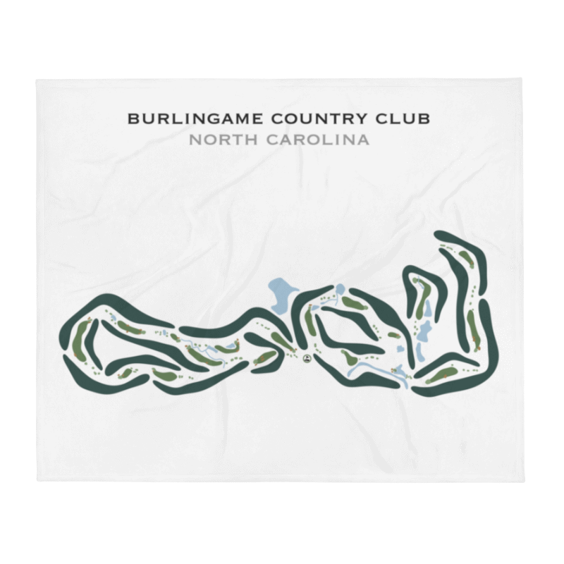 Burlingame Country Club, North Carolina - Printed Golf Courses