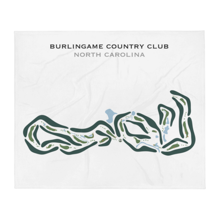 Burlingame Country Club, North Carolina - Printed Golf Courses