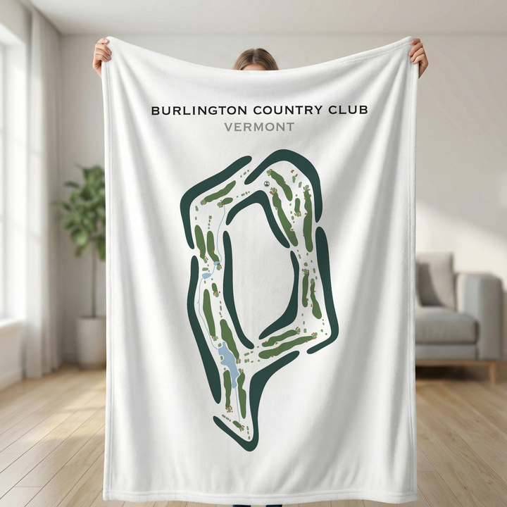 Burlington Country Club, Vermont - Printed Golf Course