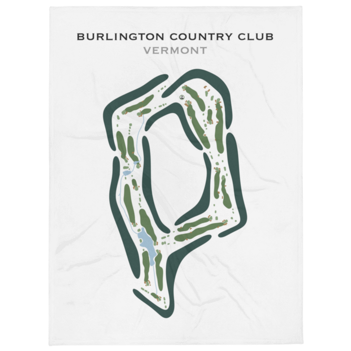 Burlington Country Club, Vermont - Printed Golf Course