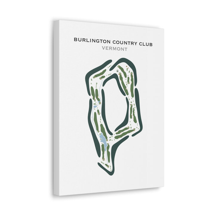 Burlington Country Club, Vermont - Printed Golf Course