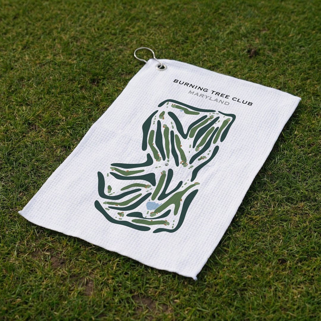 Burning Tree Club, Maryland - Printed Golf Course