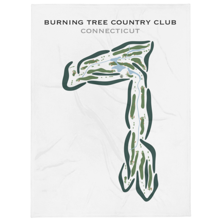 Burning Tree Country Club, Connecticut - Printed Golf Courses