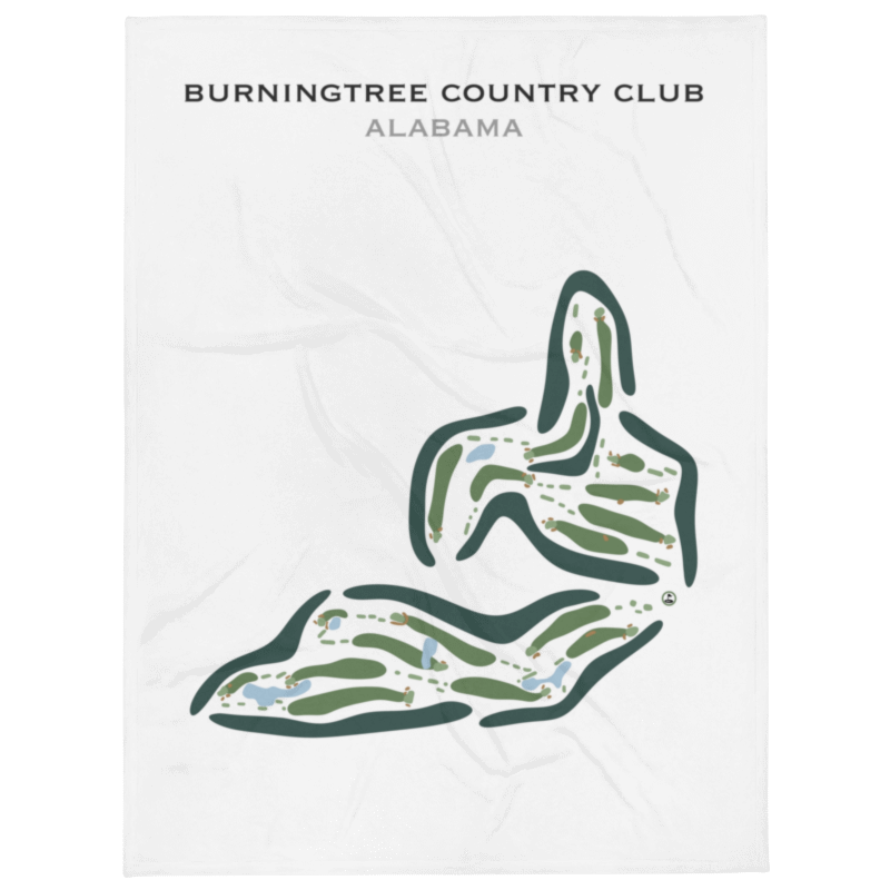 Burningtree Country Club, Alabama - Printed Golf Course