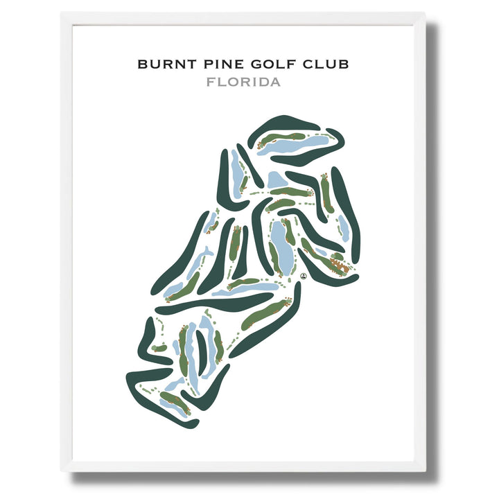 Burnt Pine Golf Club, Florida - Printed Golf Courses