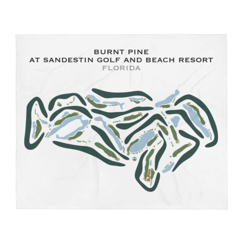 Burnt Pine at Sandestin Golf and Beach Resort, Florida - Printed Golf Courses