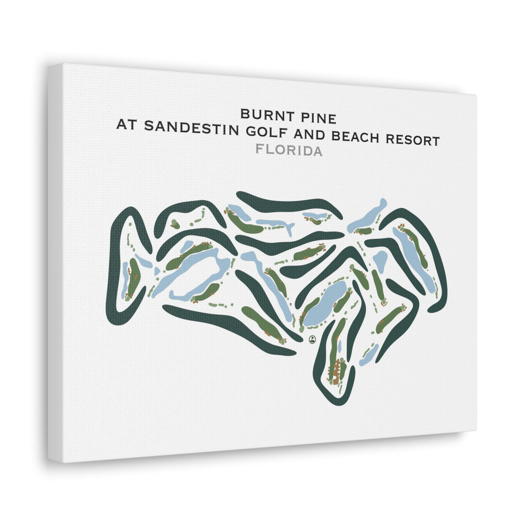 Burnt Pine at Sandestin Golf and Beach Resort, Florida - Printed Golf Courses