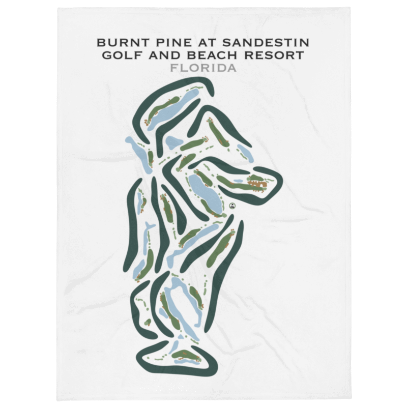 Burnt Pine at Sandestin Golf and Beach Resort, Florida - Printed Golf Courses