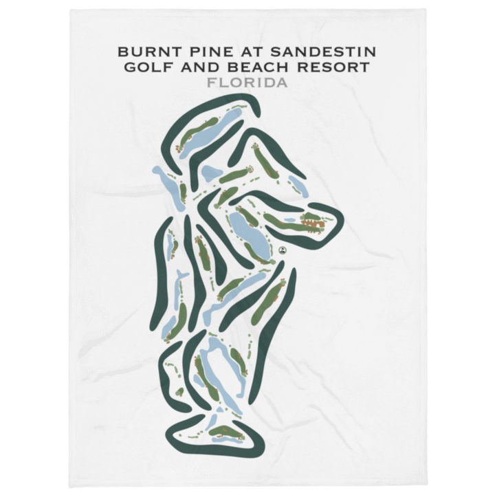 Burnt Pine at Sandestin Golf and Beach Resort, Florida - Printed Golf Courses
