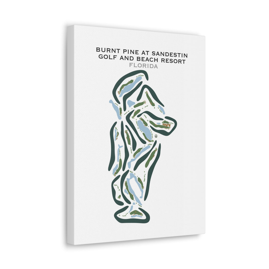 Burnt Pine at Sandestin Golf and Beach Resort, Florida - Printed Golf Courses