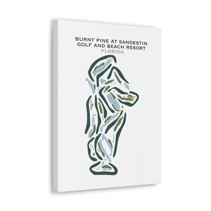 Burnt Pine at Sandestin Golf and Beach Resort, Florida - Printed Golf Courses