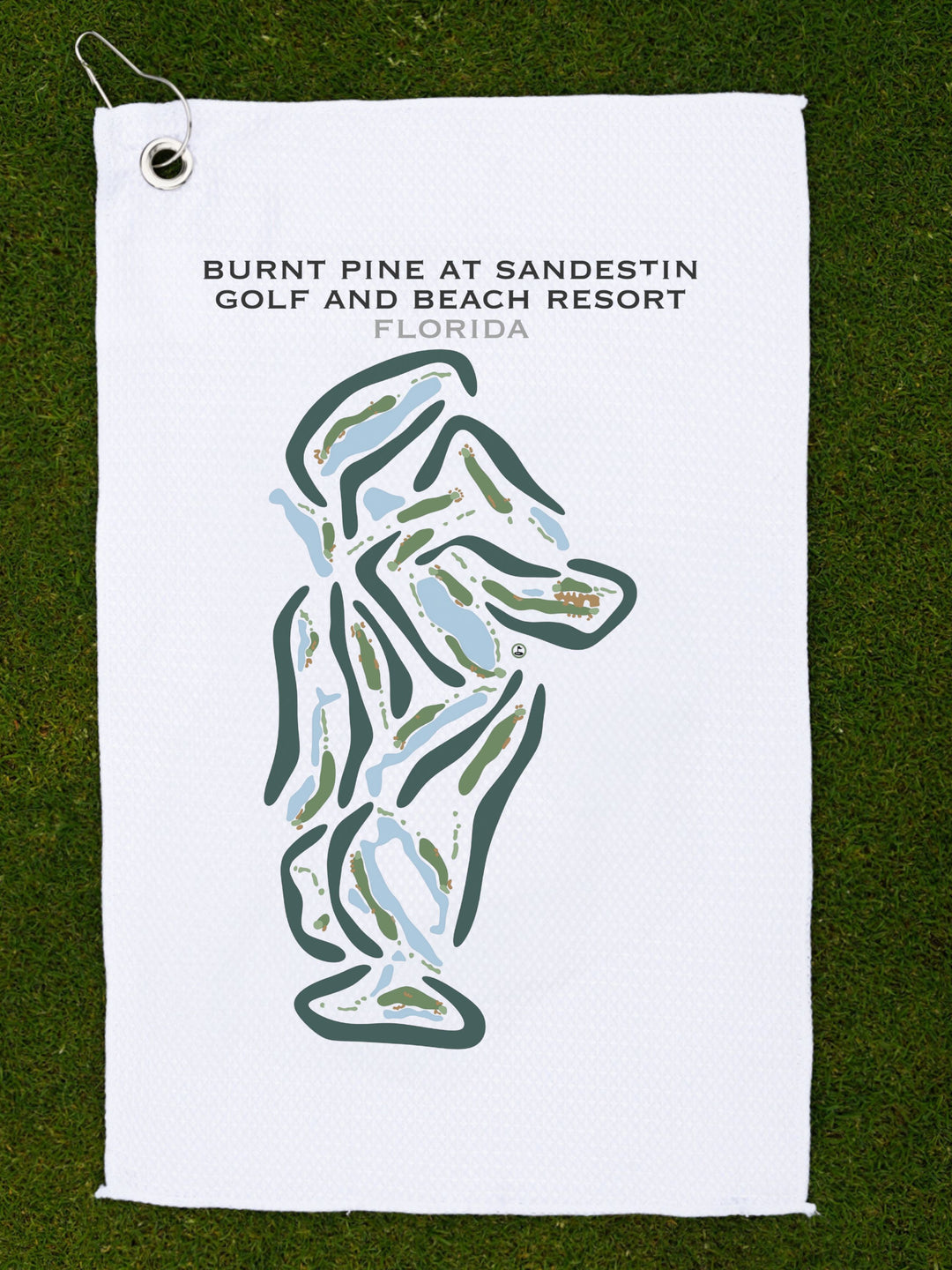 Burnt Pine at Sandestin Golf and Beach Resort, Florida - Printed Golf Courses