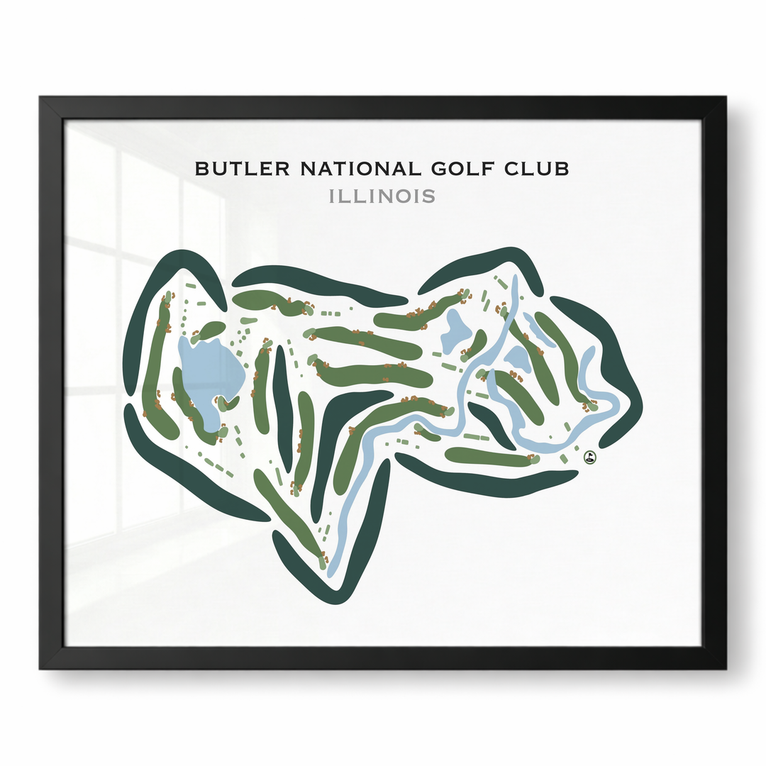 Butler National Golf Club, Illinois - Printed Golf Courses
