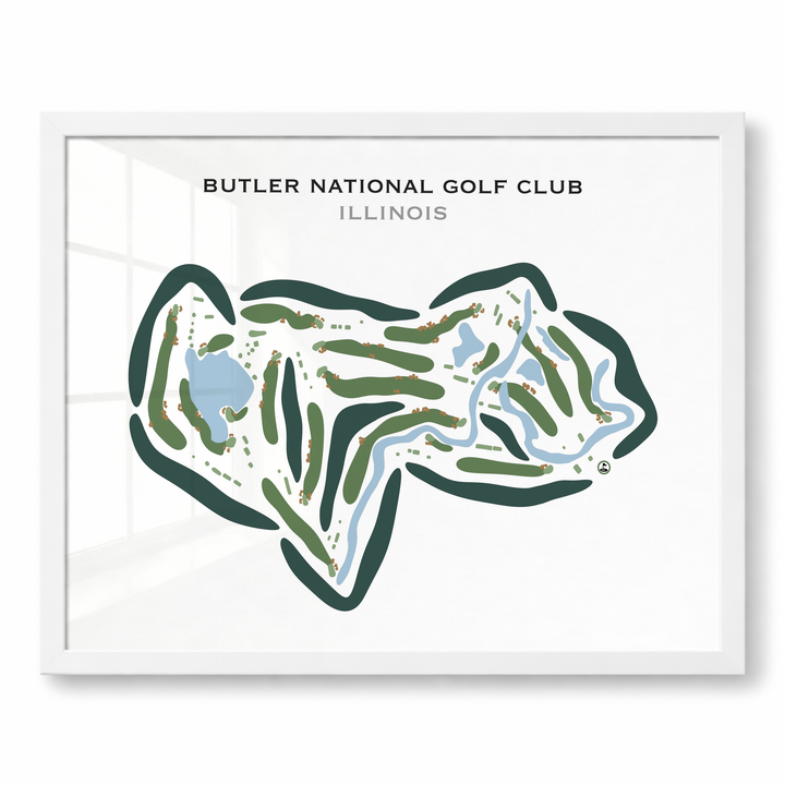Butler National Golf Club, Illinois - Printed Golf Courses