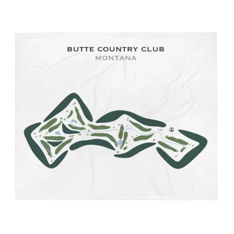 Butte Country Club, Montana - Printed Golf Courses